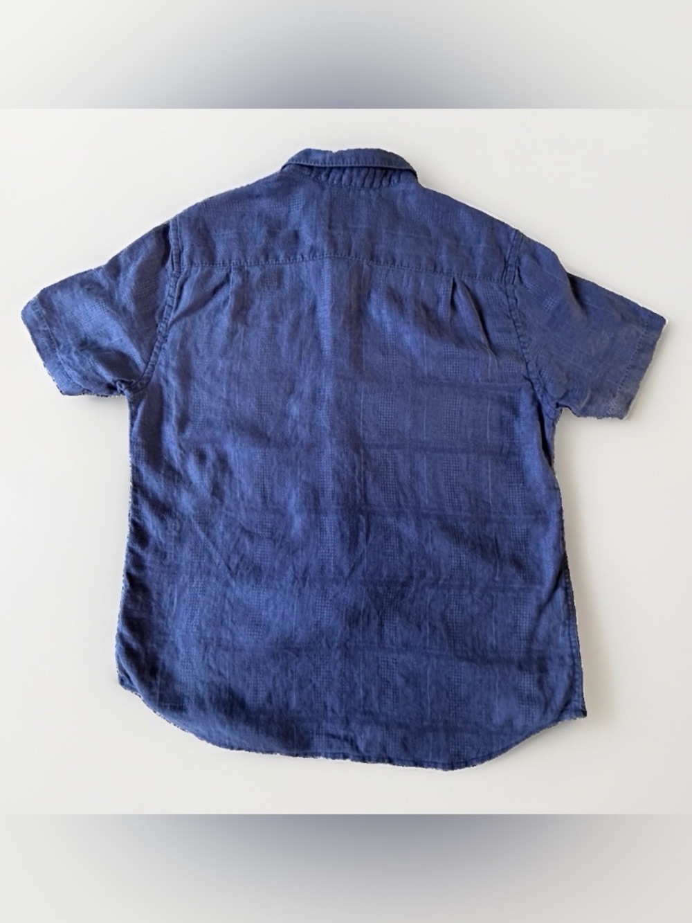 Tommy Bahama 100% Linen Textured Short Sleeve Button Up Shirt L Coastal Beachy - Picture 4 of 16